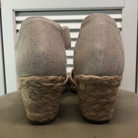 Solanz Helena Jute Espadrilles Wedge Sz 8 - Picture 7 of 10